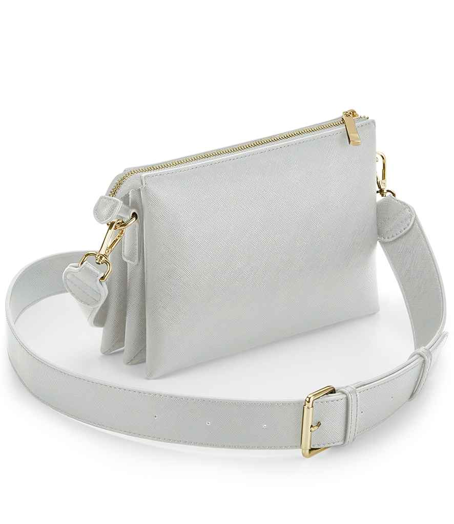 [BG759 SFG ONE] BagBase Boutique Soft Cross Body Bag (Soft Grey)