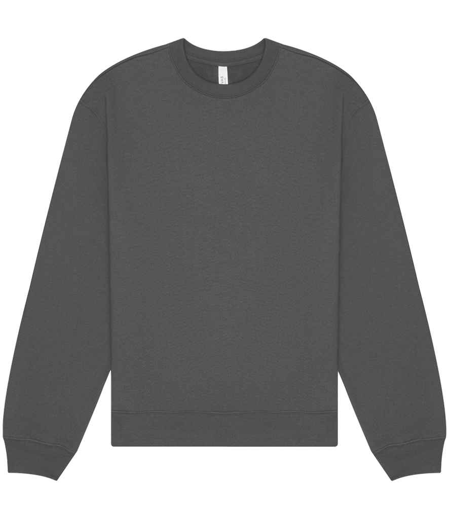 [CV4711 ASP XS] Canvas Unisex Heavyweight Crew Neck Sweatshirt (Asphalt, XS)