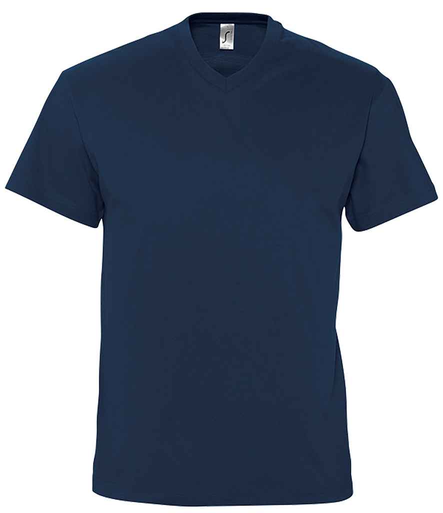 [11150 NAV S] SOL'S Victory V Neck T-Shirt (Navy, S)
