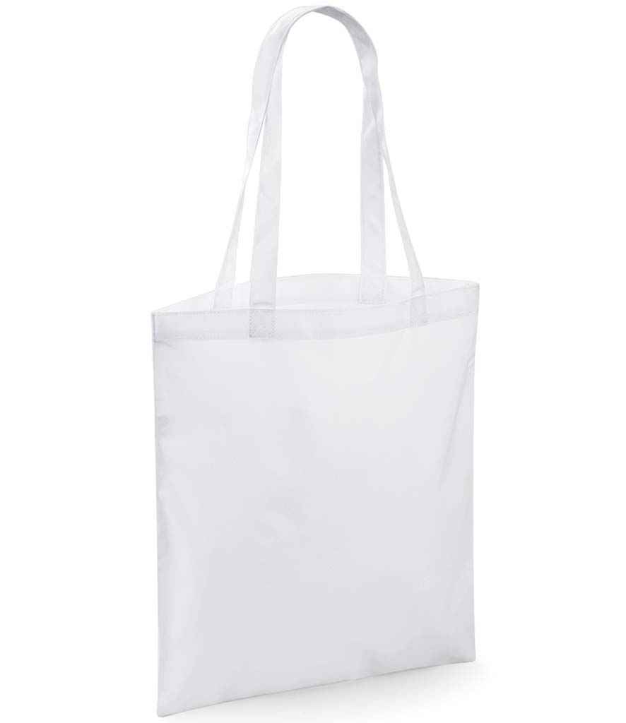 [BG901 WHI ONE] BagBase Sublimation Shopper (White)