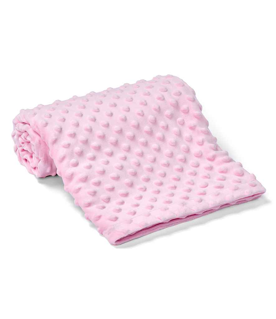 [BH003 LPI ONE] Brand Lab Minky Fleece Blanket (Light Pink)