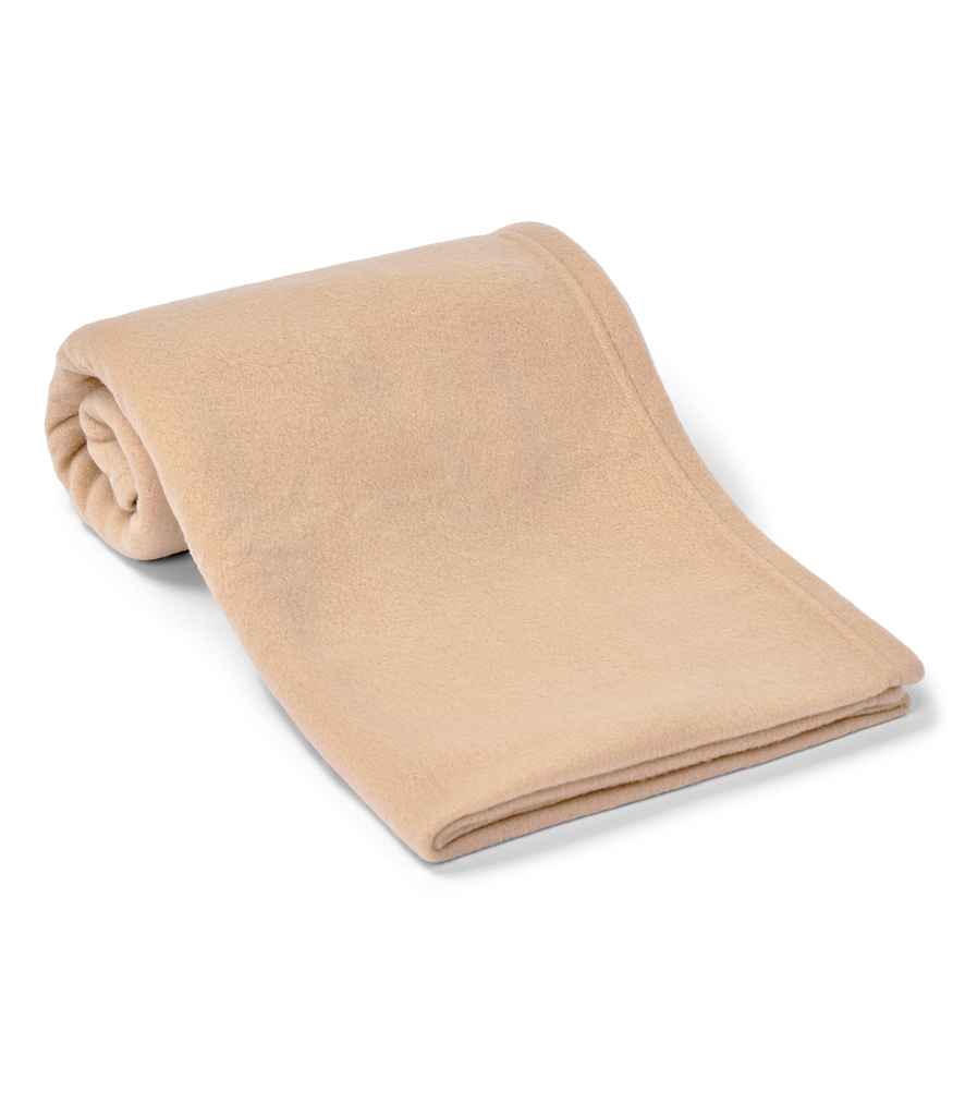[BH022 CAM M] Brand Lab Pet Polar Fleece Blanket (Camel, M)