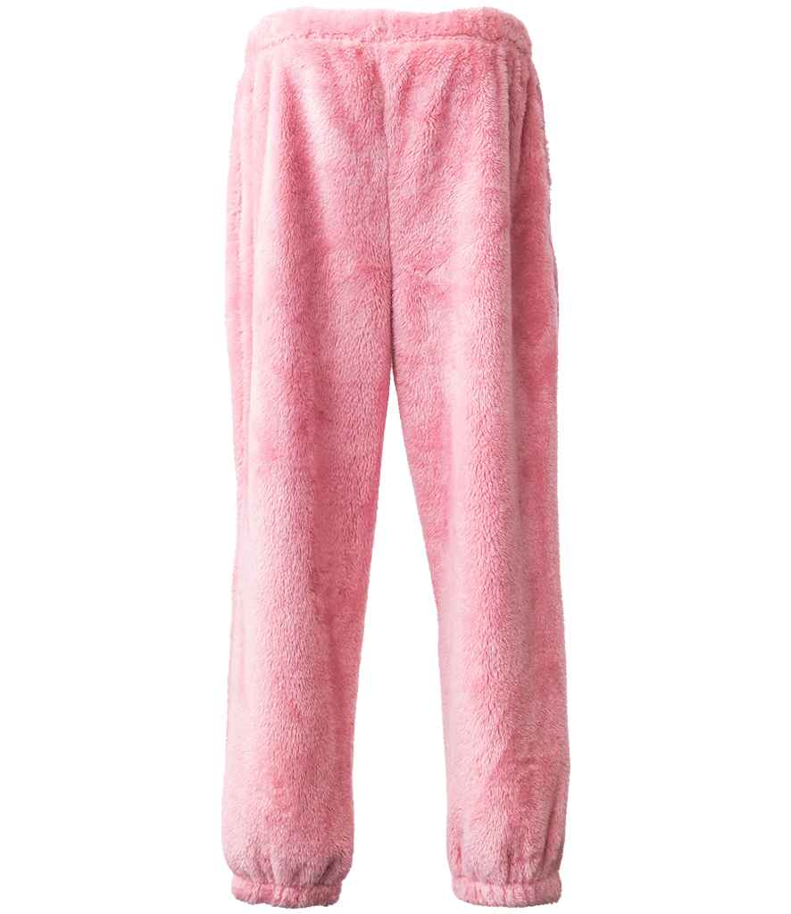 [BH203 BLP S] Brand Lab Unisex Fluffy Fleece Joggers (Blush Pink, S)