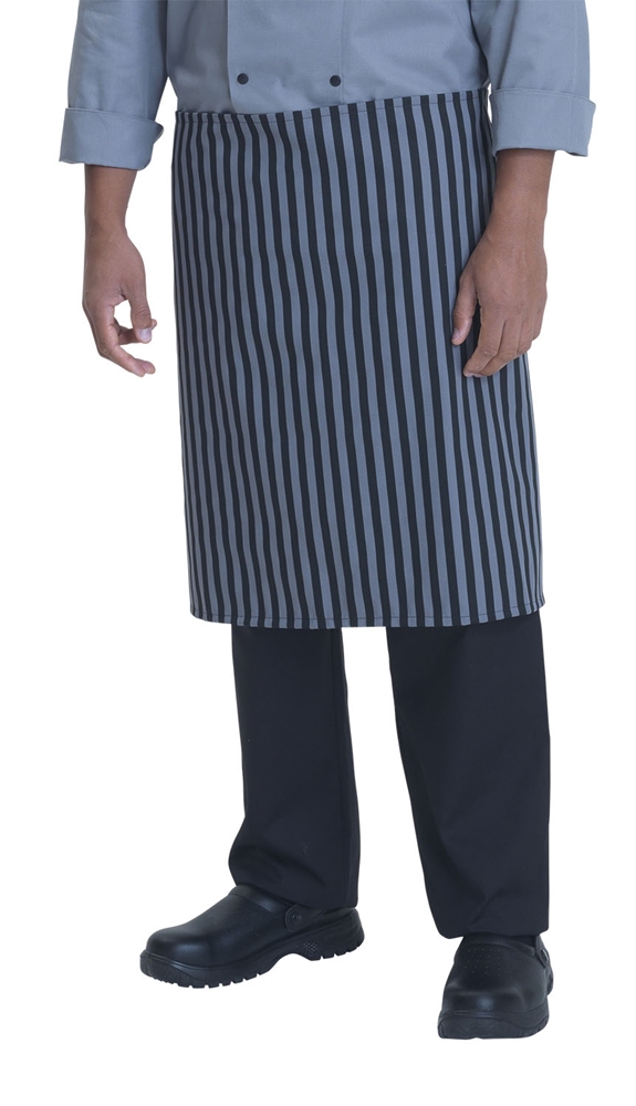 Le Chef Waist Apron 33 X 23 (Black, 28" (71cm) x 36" (91cm))