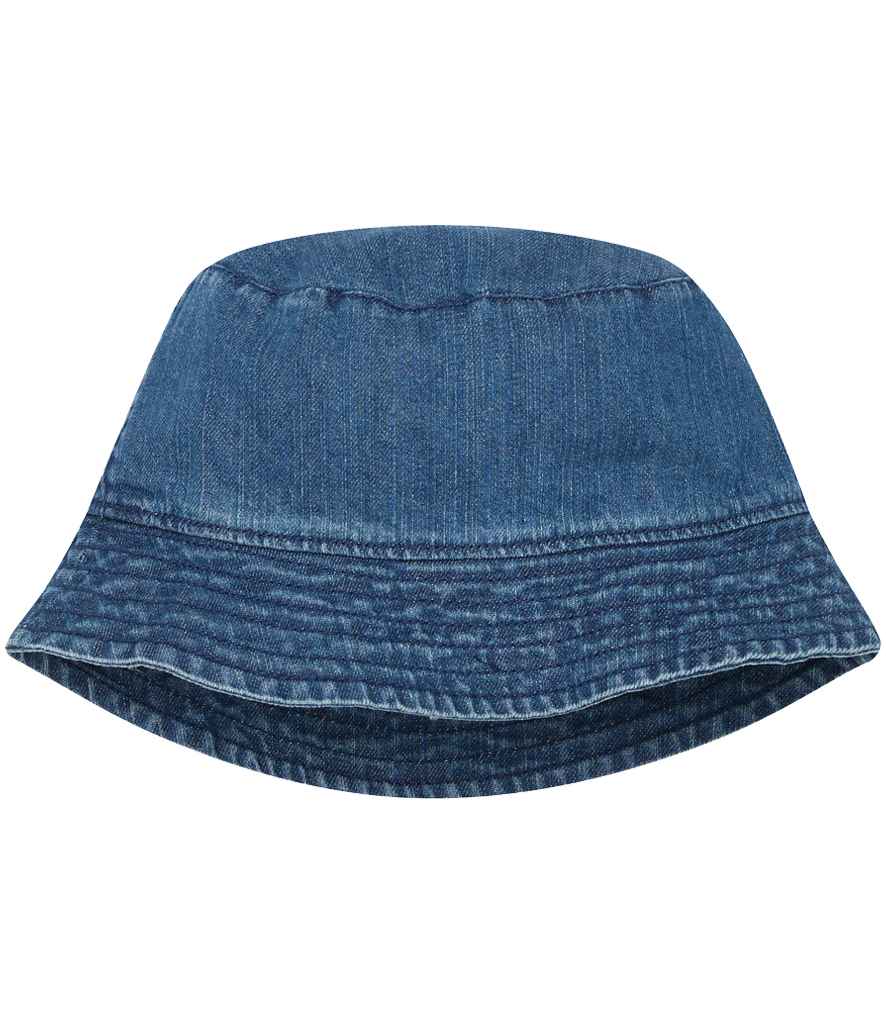 [M200 DNM S/M] Mantis Denim Bucket Hat (Denim Blue, S/M)