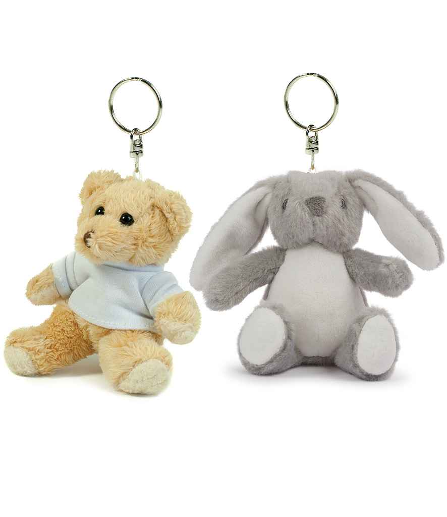 [MM23 GBU XS] Mumbles Key Ring (Grey Bunny)