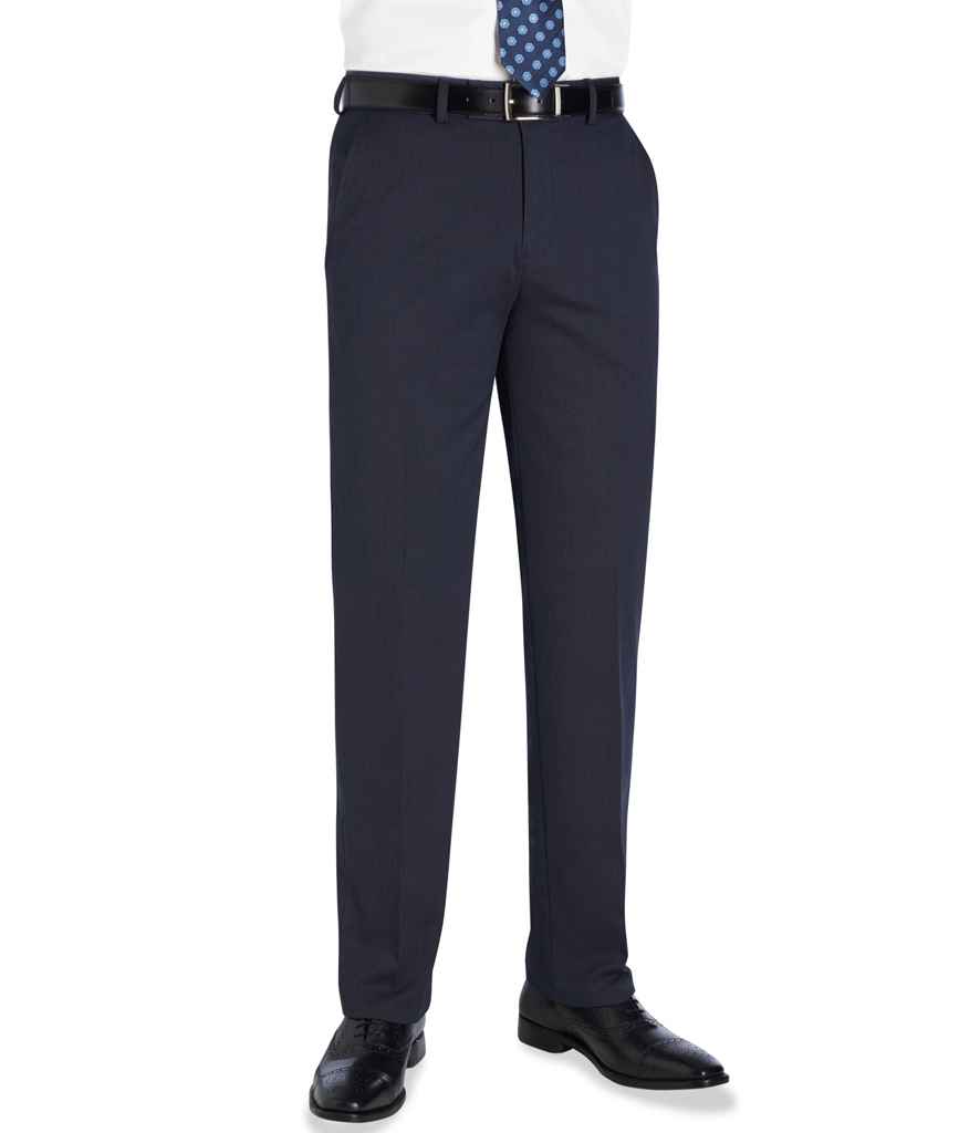[BK211 NPN 32/R] Brook Taverner Eclipse Phoenix Trousers (Navy Pindot, 32/R)