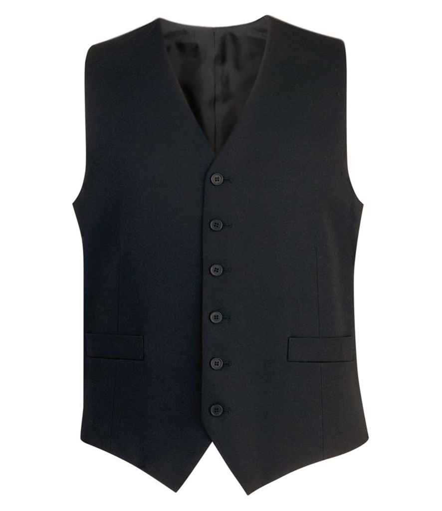 [BK320 BLK 38/R] Brook Taverner Concept Gamma Waistcoat (Black, 38/R)