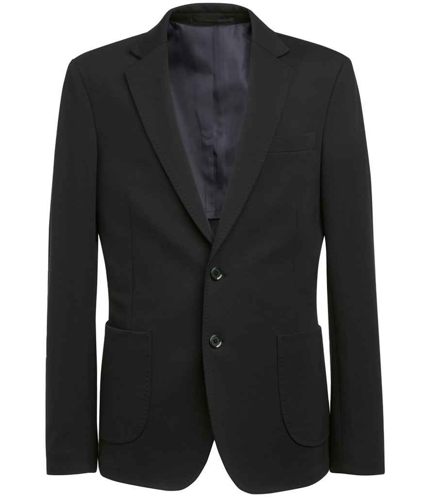 [BK505 BLK 38/R] Brook Taverner Jersey Stretch Rory Jacket (Black, 38/R)