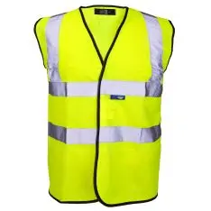 [W-VHVYS/35241] Hi Vis Standard Yellow Vest (S)