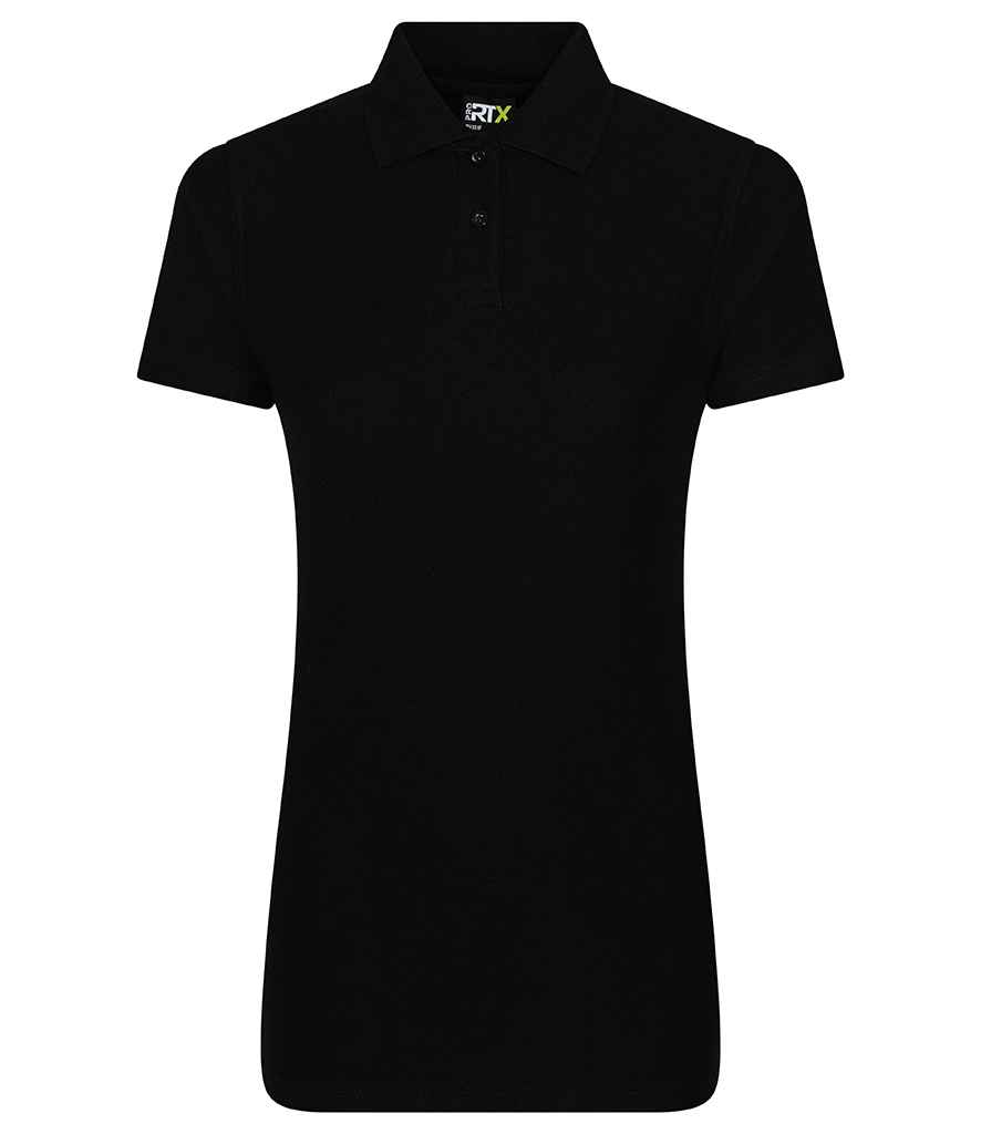 [RX101F BLK XS] Pro RTX Ladies Pro Piqué Polo Shirt (Black, XS)