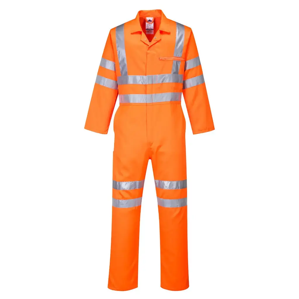 [RT42ORRXS] RT42 - Hi-Vis Polycotton Service Coverall (XS)