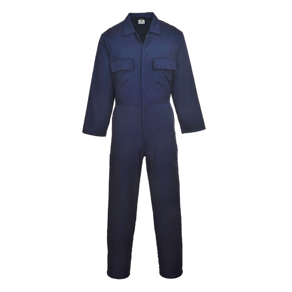 [S999NASXS] Euro Work Coverall (Navy, XS, Short)