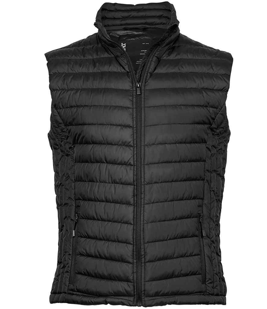 [T9632 BLK XS] Tee Jays Zepelin Padded Bodywarmer (Black, XS)