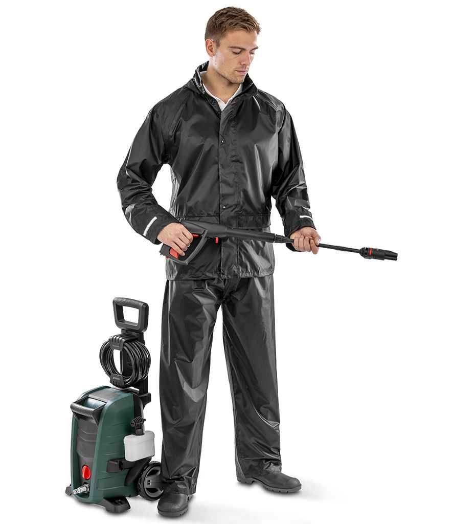 [RS225M BLK XS] Result Core Rain Suit (Black, XS)