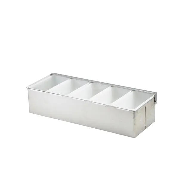[BC-N014-5] GenWare 5 Part Stainless Steel Condiment Holder