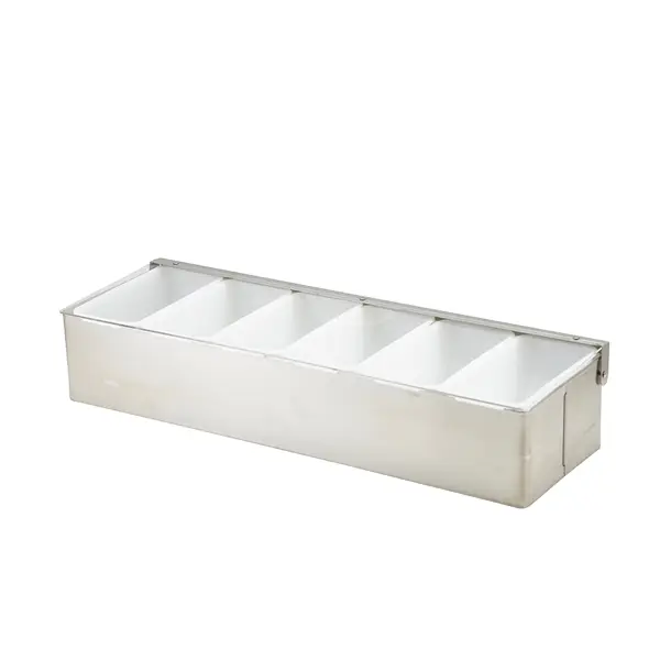 [BC-N014-6] GenWare 6 Part Stainless Steel Condiment Holder