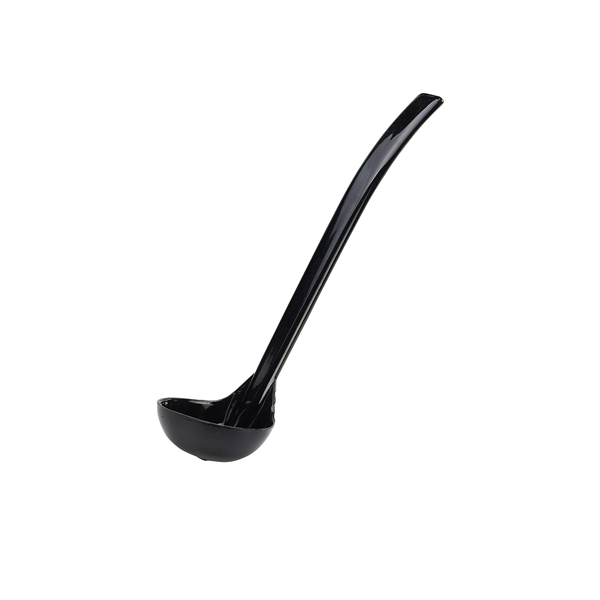 [BC-N0295-03] Ladle 9 1/2" 1oz Plain Black