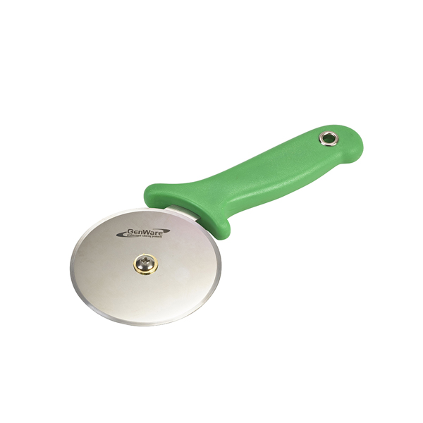 [BC-N05-996G] Genware Pizza Cutter Green Handle