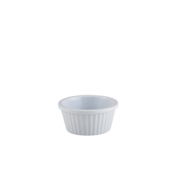 [BC-N0843-02] GenWare Melamine White Fluted Ramekin 28ml/ 1oz (Pack of 24)
