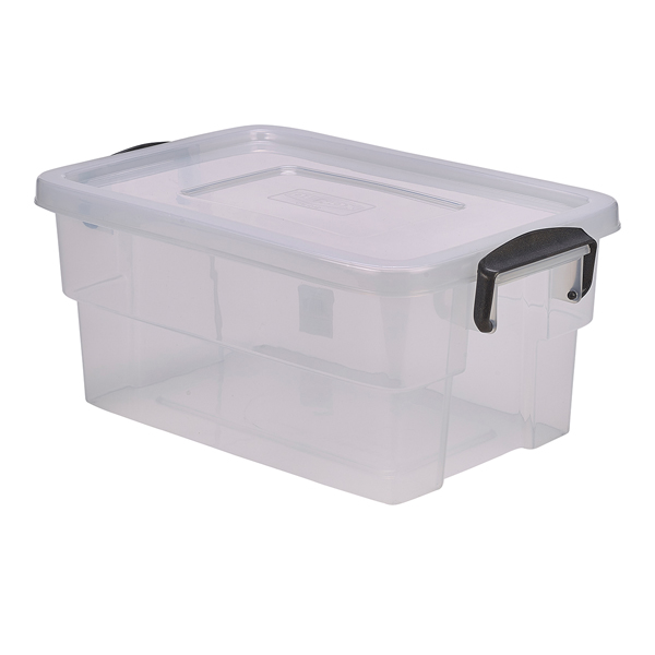 Storage Box 13L W/ Clip Handles (Pack of 4)