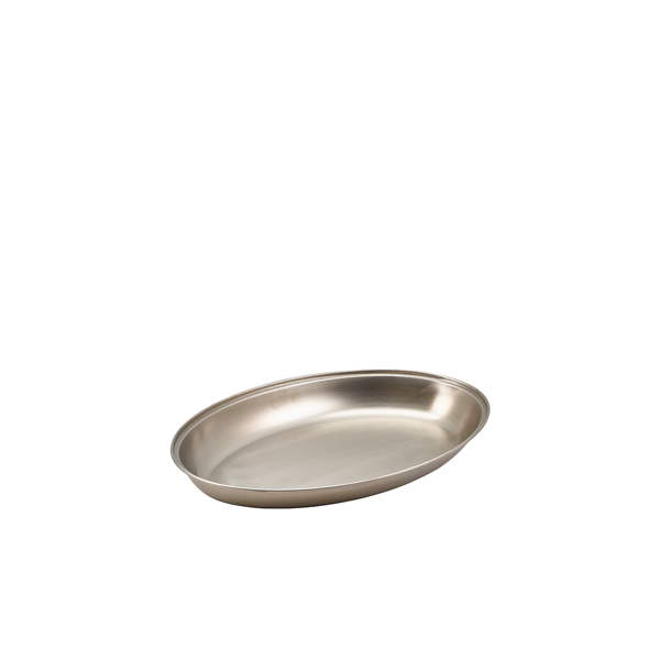 [BC-N1061] GenWare Stainless Steel Oval Vegetable Dish 17.5cm/ 7"