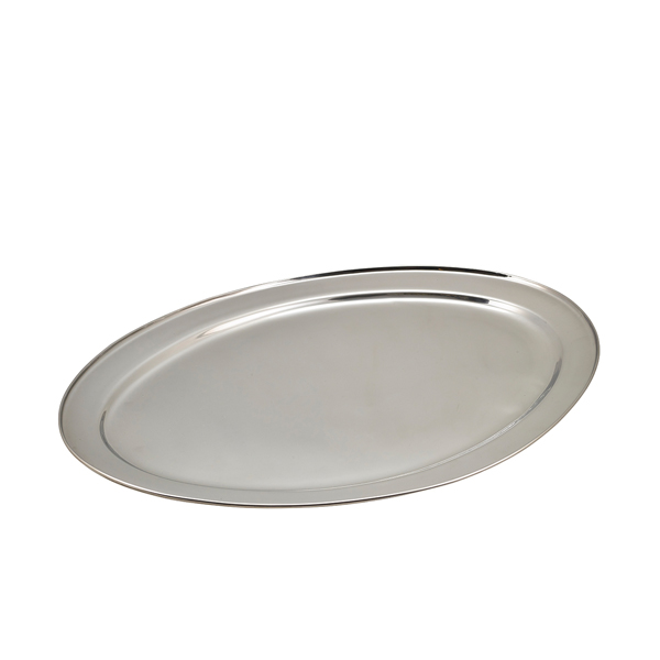 [BC-N12064] GenWare Stainless Steel Oval Flat 60cm/ 24"