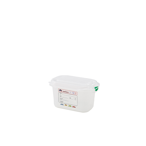 GN Storage Container 1/9 100mm Deep 1L (Pack of 12)