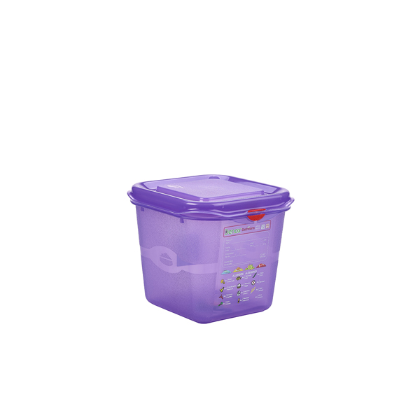 [BC-N12390AL] Allergen GN Storage Container 1/6 150mm Deep 2.6L (Pack of 12)