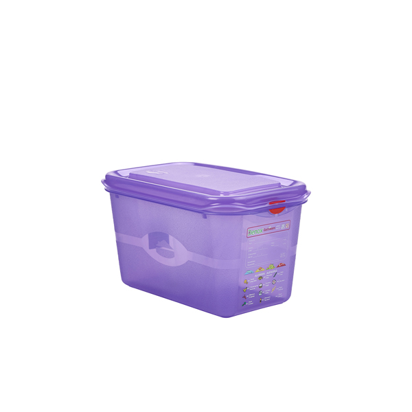 [BC-N12420AL] Allergen GN Storage Container 1/4 150mm Deep 4.3L (Pack of 6)