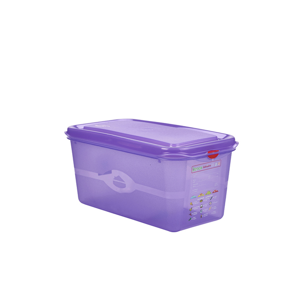 [BC-N12450AL] Allergen GN Storage Container 1/3 150mm Deep 6L (Pack of 6)