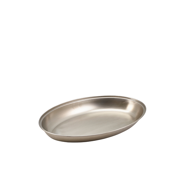 [BC-N1261] GenWare Stainless Steel Oval Vegetable Dish 22.5cm/ 9"
