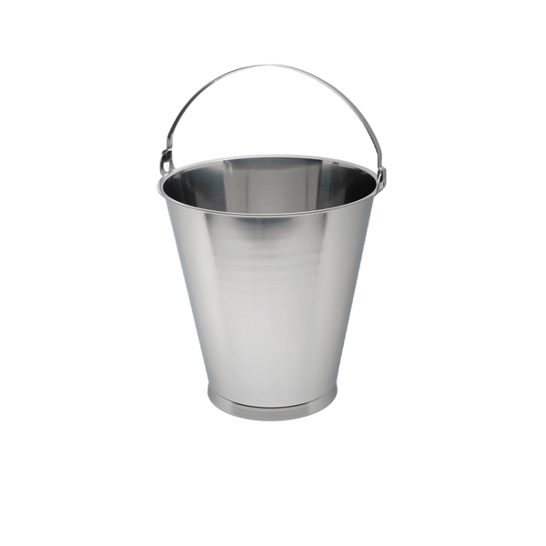 [BC-N13512] S/St.Swedish Skirted Bucket 12L Graduated