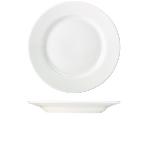 [BC-N160631] Genware Porcelain Classic Winged Plate 31cm/ 12.25" (Pack of 6)