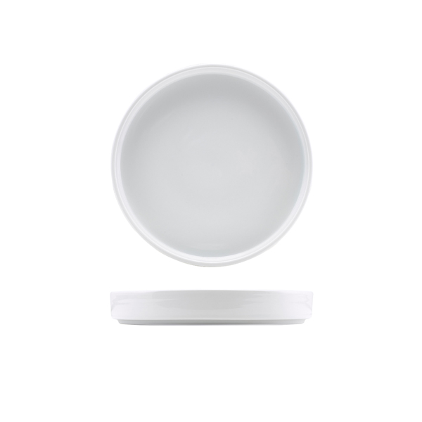 [BC-N161920] Genware Porcelain Presentation Plate 20cm/ 8" (Pack of 6)
