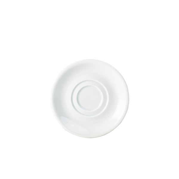 Genware Porcelain Double Well Saucer 15cm/ 6" (Pack of 6)