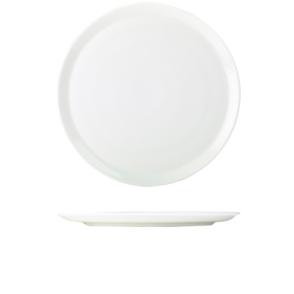[BC-N162932] Genware Porcelain Pizza Plate 32cm/ 12.5" (Pack of 6)