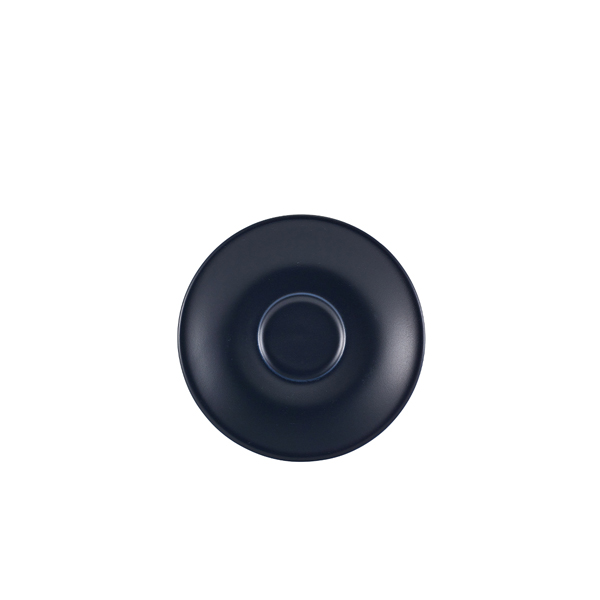 [BC-N182112MBL] GenWare Porcelain Matt Blue Saucer 12cm/ 4.75" (Pack of 6)