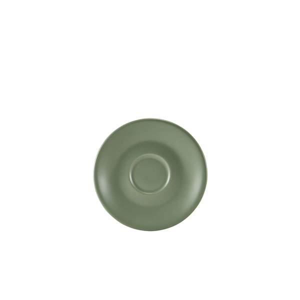 GenWare Porcelain Matt Sage Saucer 12cm/ 4.75" (Pack of 6)