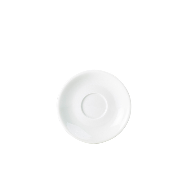 [BC-N182113] Genware Porcelain Saucer 13.5cm/ 5.25" (Pack of 6)