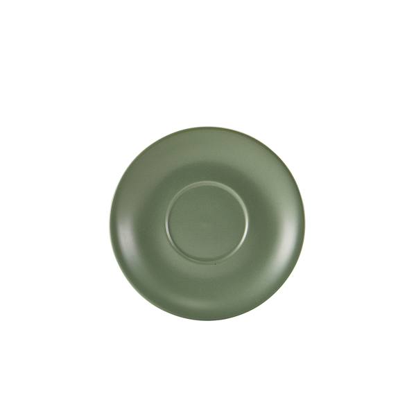GenWare Porcelain Matt Sage Saucer 16cm/ 6.25" (Pack of 6)