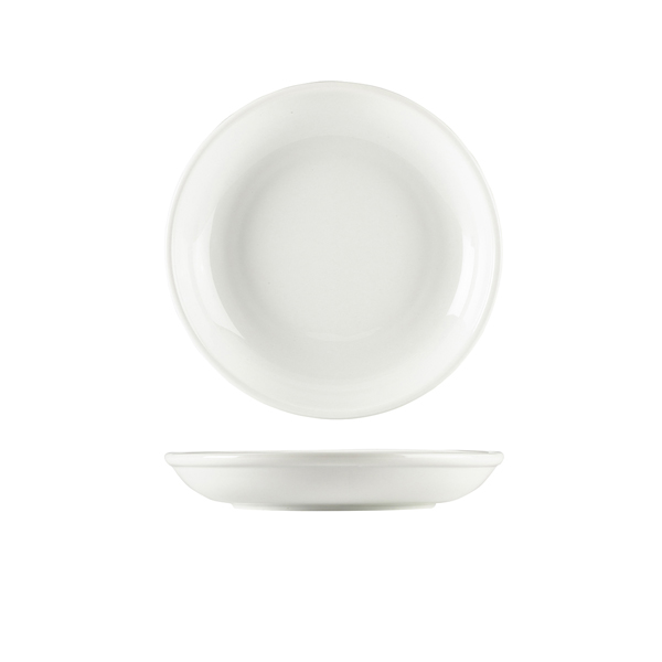 [BC-N197621] Genware Porcelain Couscous Plate 21cm/ 8.25" (Pack of 6)