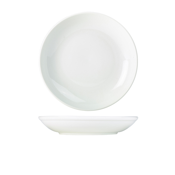 [BC-N197626] Genware Porcelain Couscous Plate 26cm/ 10.25" (Pack of 6)