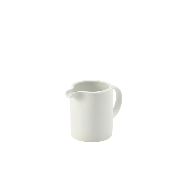 [BC-N21-101] Genware Porcelain Solid Milk Jug 12cl/ 4oz (Pack of 6)