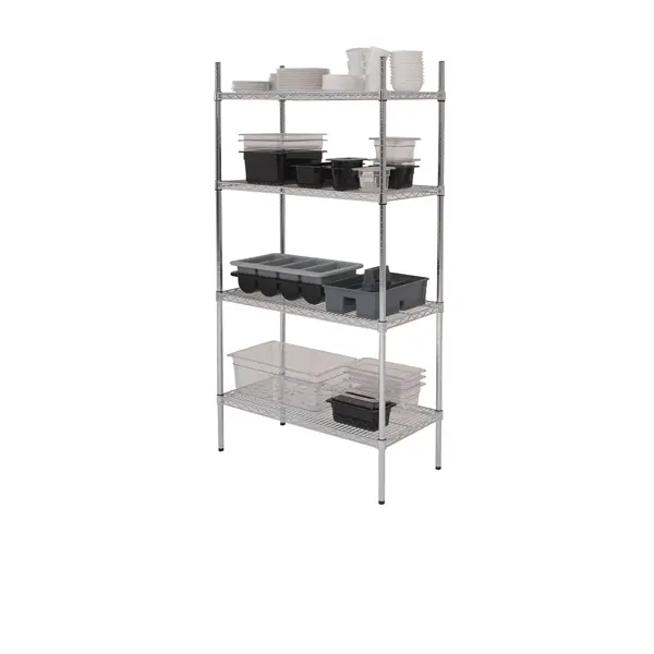 [BC-N222-6018] GenWare 4 Tier Wire Racking 152 x 45 x 183cm
