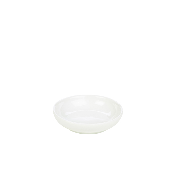 Genware Porcelain Butter Tray 10cm/ 4" (Pack of 12)