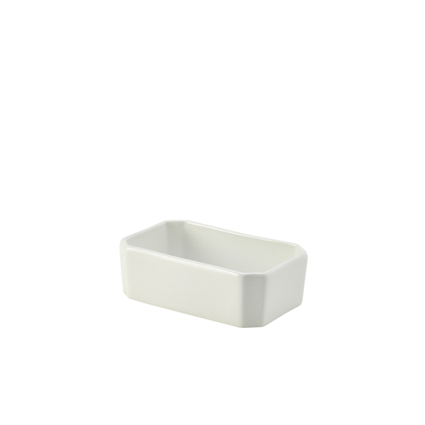Genware Porcelain Sugar Packet Holder 12 x 7cm/ 4.75 x 2.75" (Pack of 6)