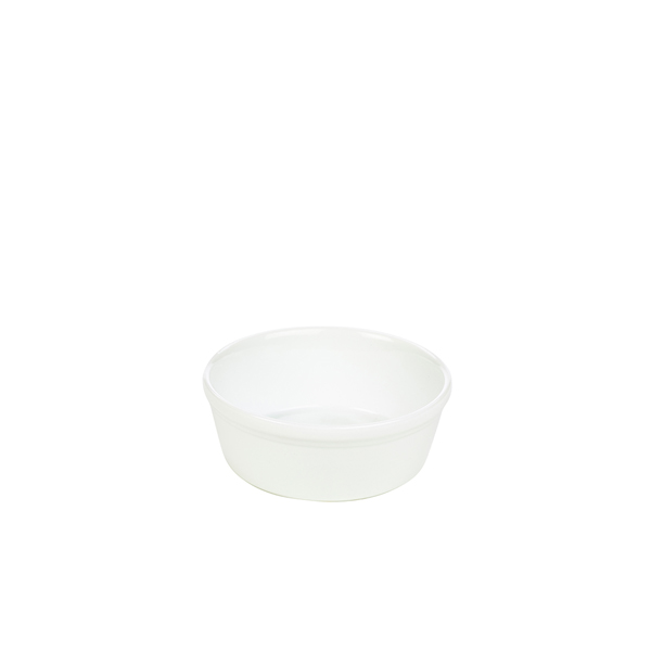 [BC-N305214] Genware Porcelain Round Pie Dish 14cm/ 5" (Pack of 6)