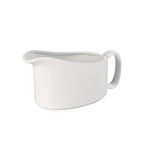 [BC-N307514] Genware Porcelain Sauce Boat 20cl/ 7oz (Pack of 6)