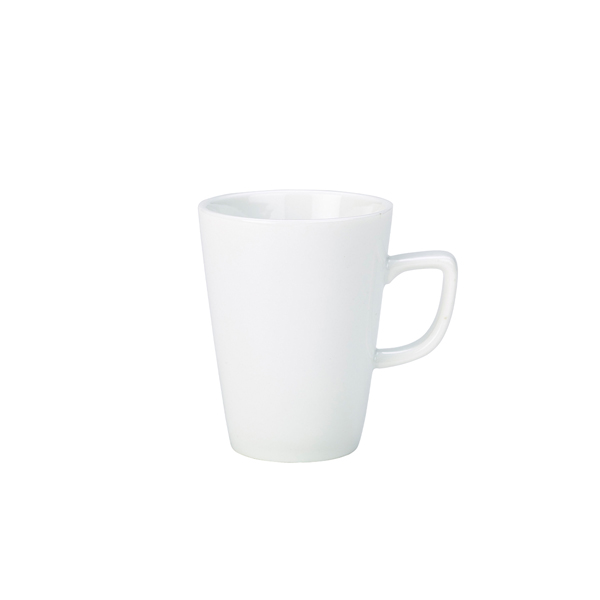 [BC-N322122] Genware Porcelain Conical Coffee Mug 22cl/ 7.75oz (Pack of 6)